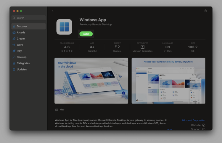 App Store - Windows App - Install.png